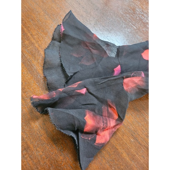 RAILS Nicoletta Ruffle-Sleeve Black Red Top Women's Size Small NWT MFRP $228 - Picture 6 of 11